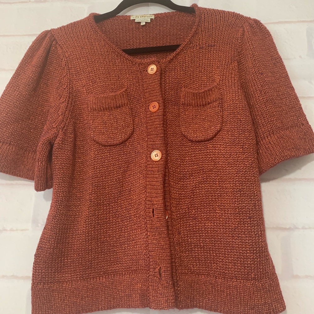 Lutz & Patmos Short Sleeve Button Cardigan